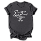 Dark gray t-shirt with 'Find Your Center' design on a white background