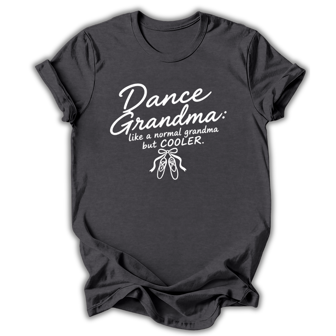 Dark gray t-shirt with 'Find Your Center' design on a white background