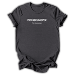 Gray short-sleeve t-shirt with 'DROSSEMEYER The Nutcracker' printed in white text on the chest, displayed against a clean white background.