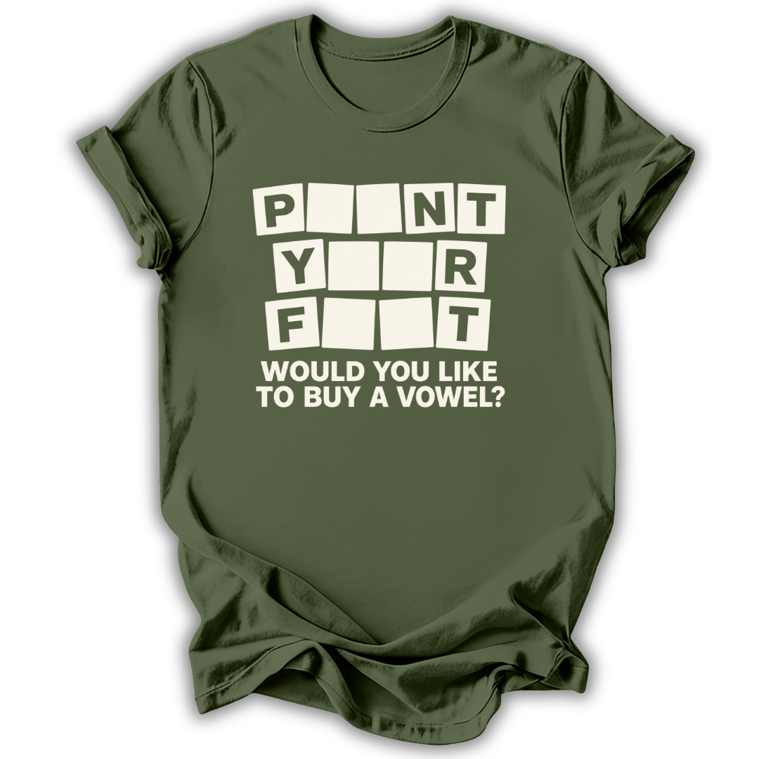 Buy a Vowel T-Shirt