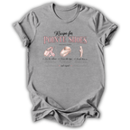 Recipe for Pointe Shoes T-Shirt