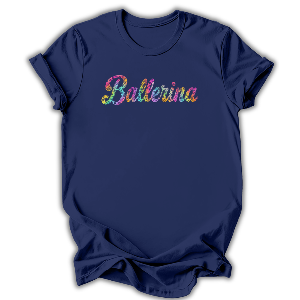 Ballerina Floral Script T-Shirt