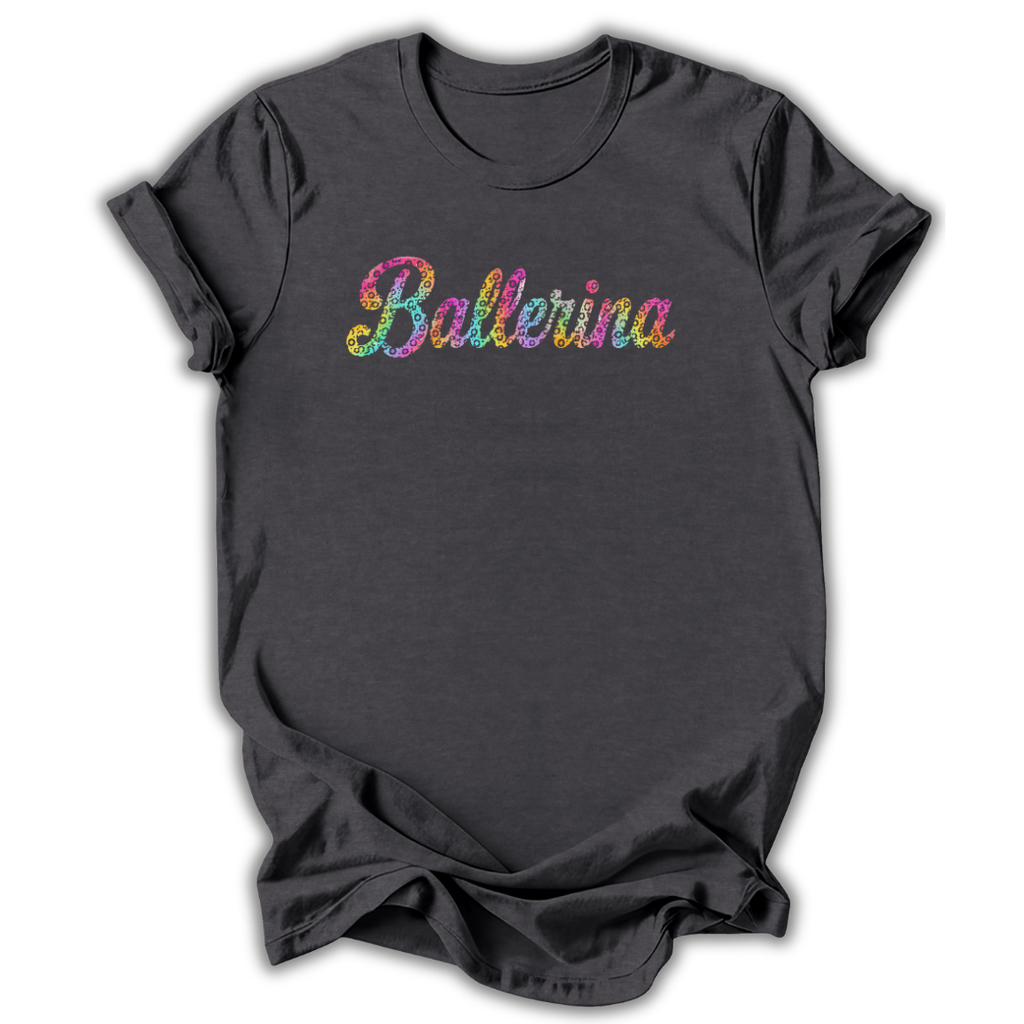 Ballerina Floral Script T-Shirt