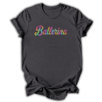 Ballerina Floral Script T-Shirt
