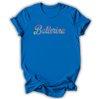 Ballerina Floral Script T-Shirt