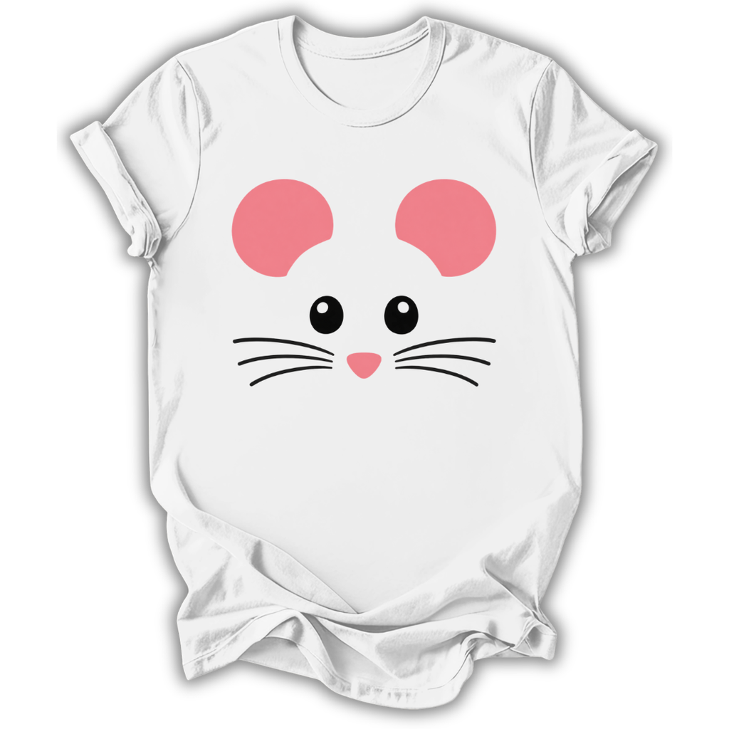 Cute Mouse Face T-Shirt