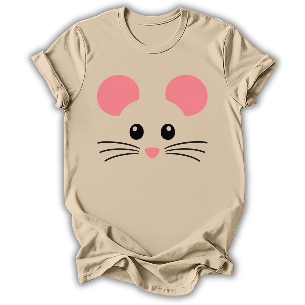 Cute Mouse Face T-Shirt