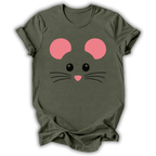Cute Mouse Face T-Shirt