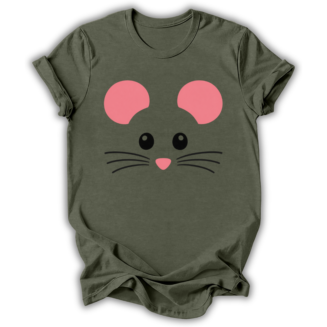 Cute Mouse Face T-Shirt