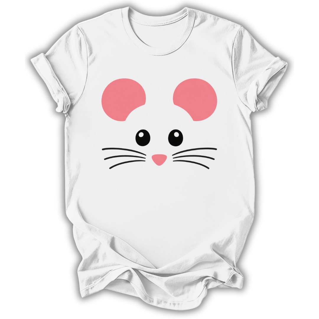Cute Mouse Face Kids T-Shirt