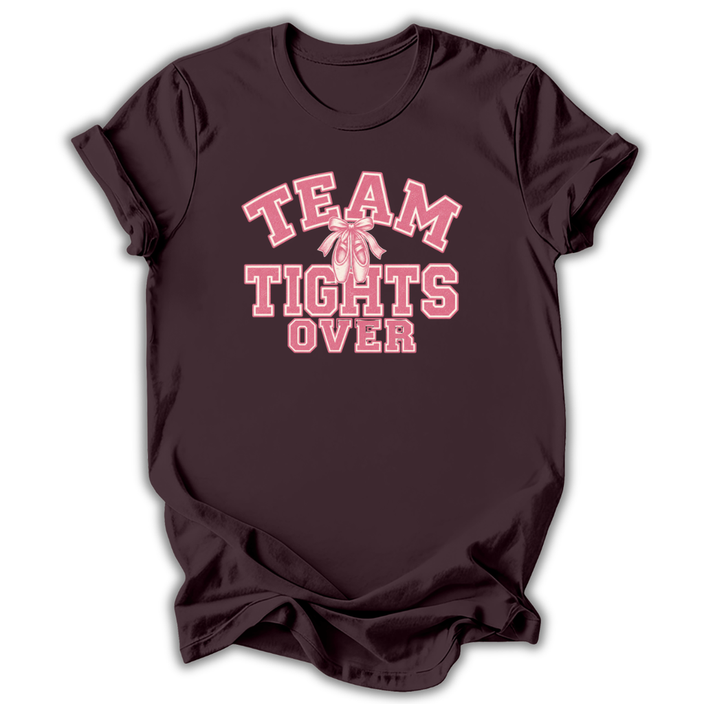 Team Tights Over T-Shirt