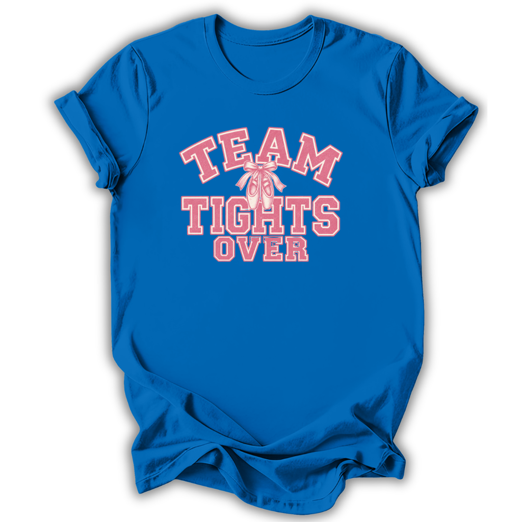 Team Tights Over T-Shirt