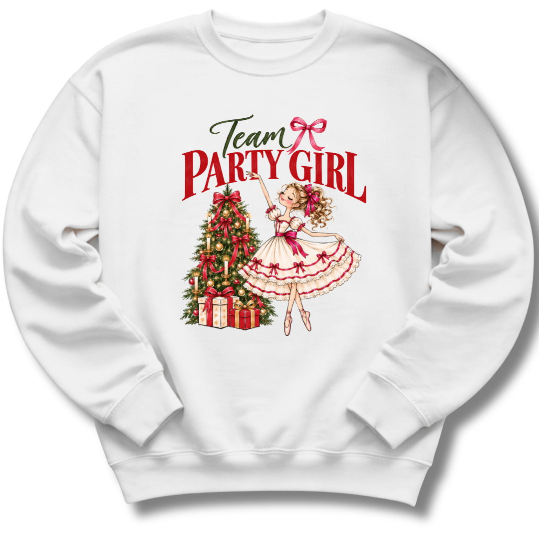 Team Party Girl Kids Sweatshirt