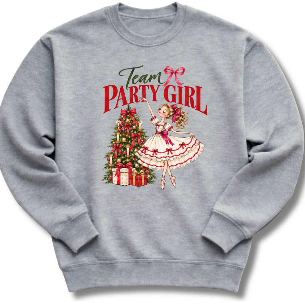 Team Party Girl Kids Sweatshirt