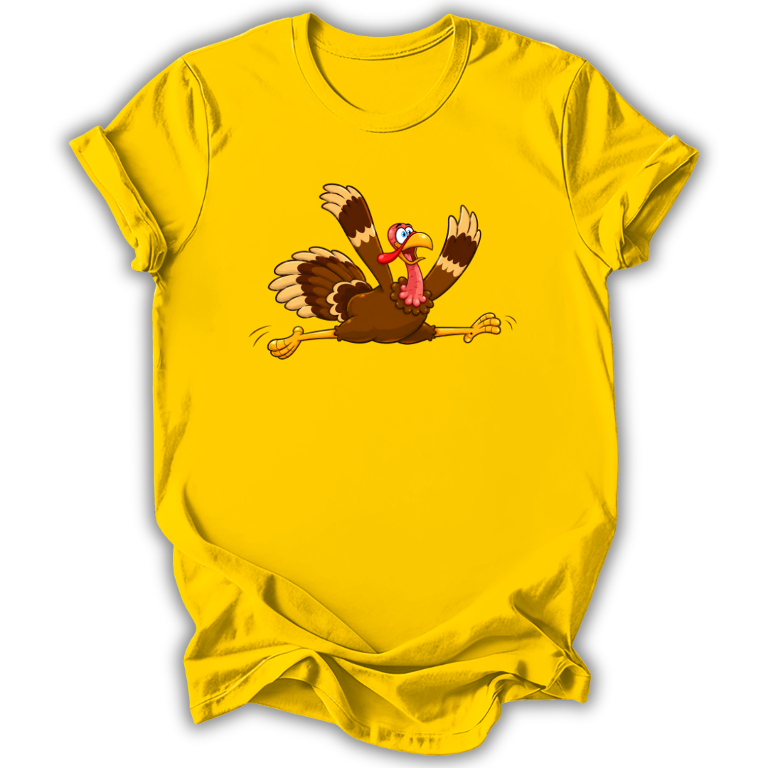 Thanksgiving Turkey Leap Kids T-Shirt