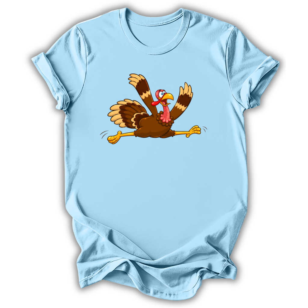 Thanksgiving Turkey Leap Kids T-Shirt