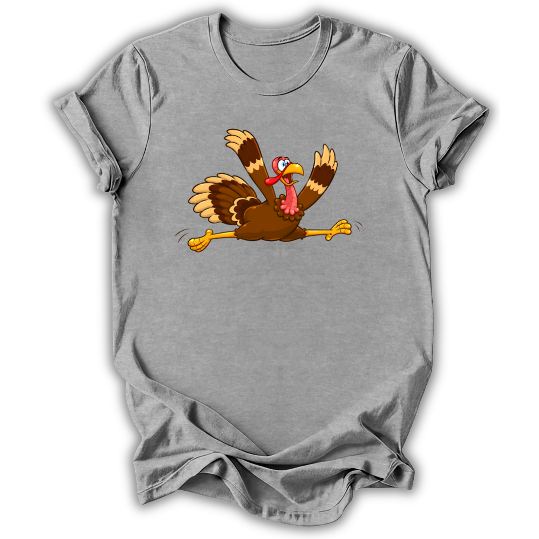 Thanksgiving Turkey Leap Kids T-Shirt