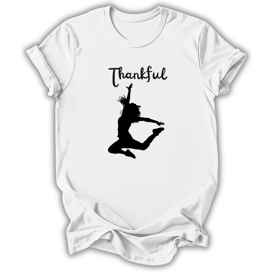 Kids' t-shirt with the Thankful Dancer design