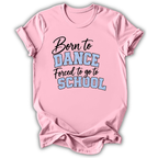 Light pink kids' t-shirt with the Born to Dance design