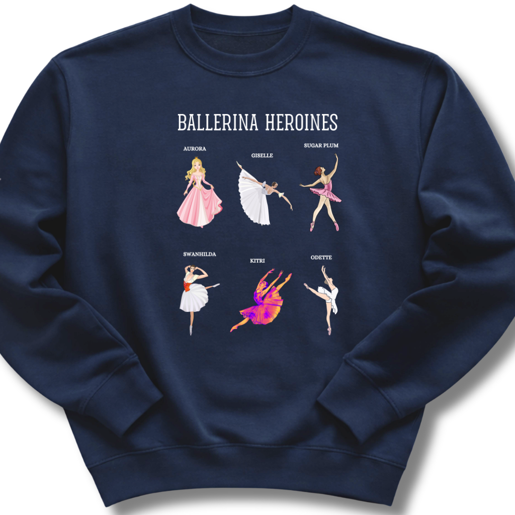 Ballerina Heroines Kids Sweatshirt