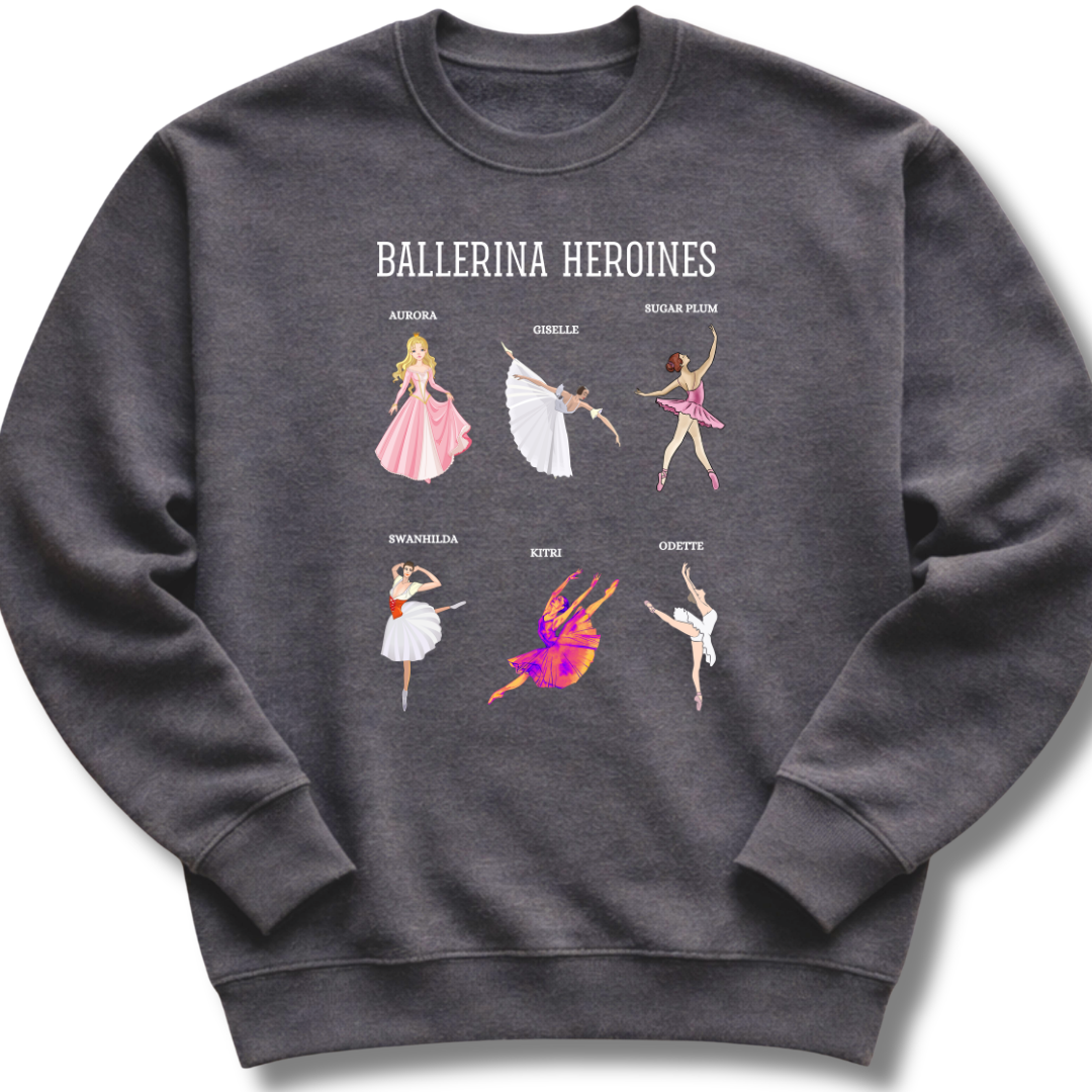 Ballerina Heroines Kids Sweatshirt