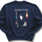 Ballerina Villains Kids Sweatshirt