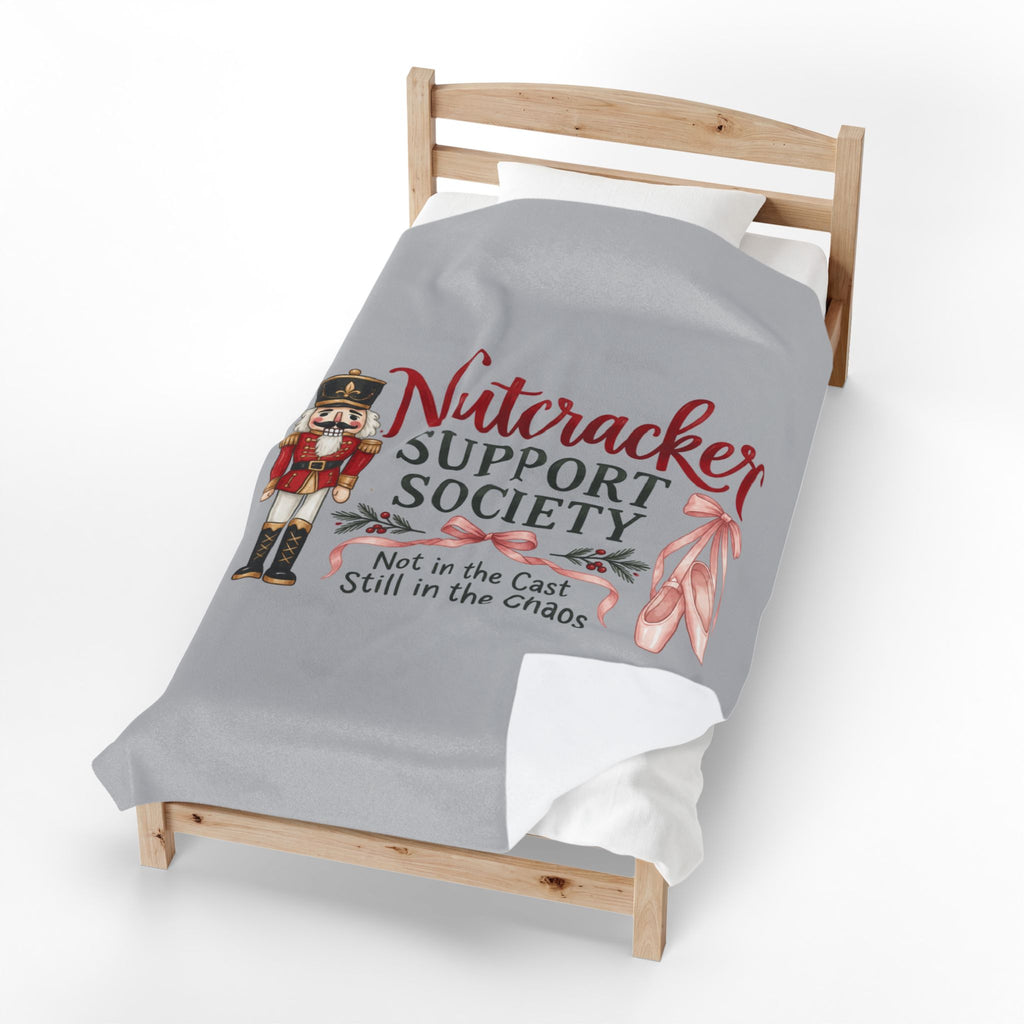 Nutcracker Support Society Plush Blanket