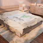 Dew Drop Girl Plush Blanket