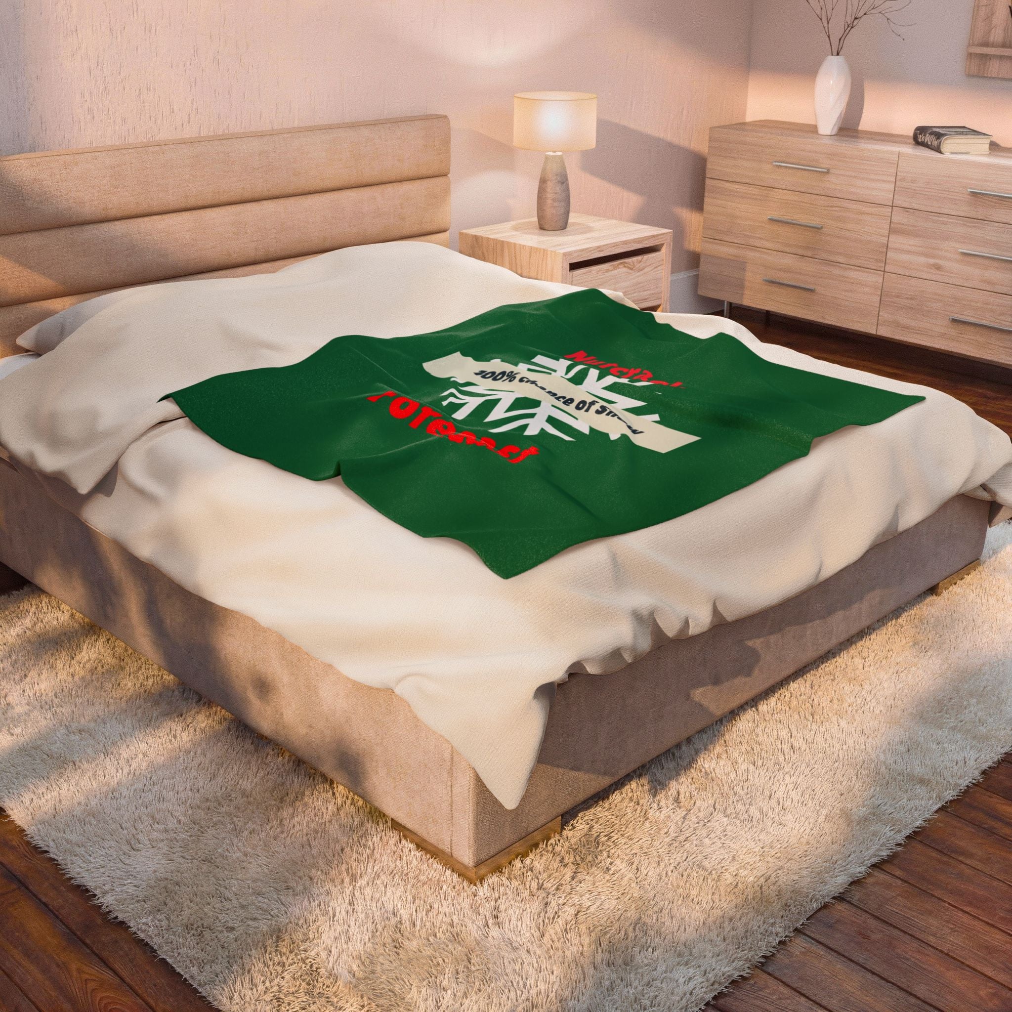 Nutcracker Forecast Plush Blanket