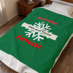Nutcracker Forecast Plush Blanket