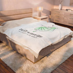 Dew Drop Girl Plush Blanket