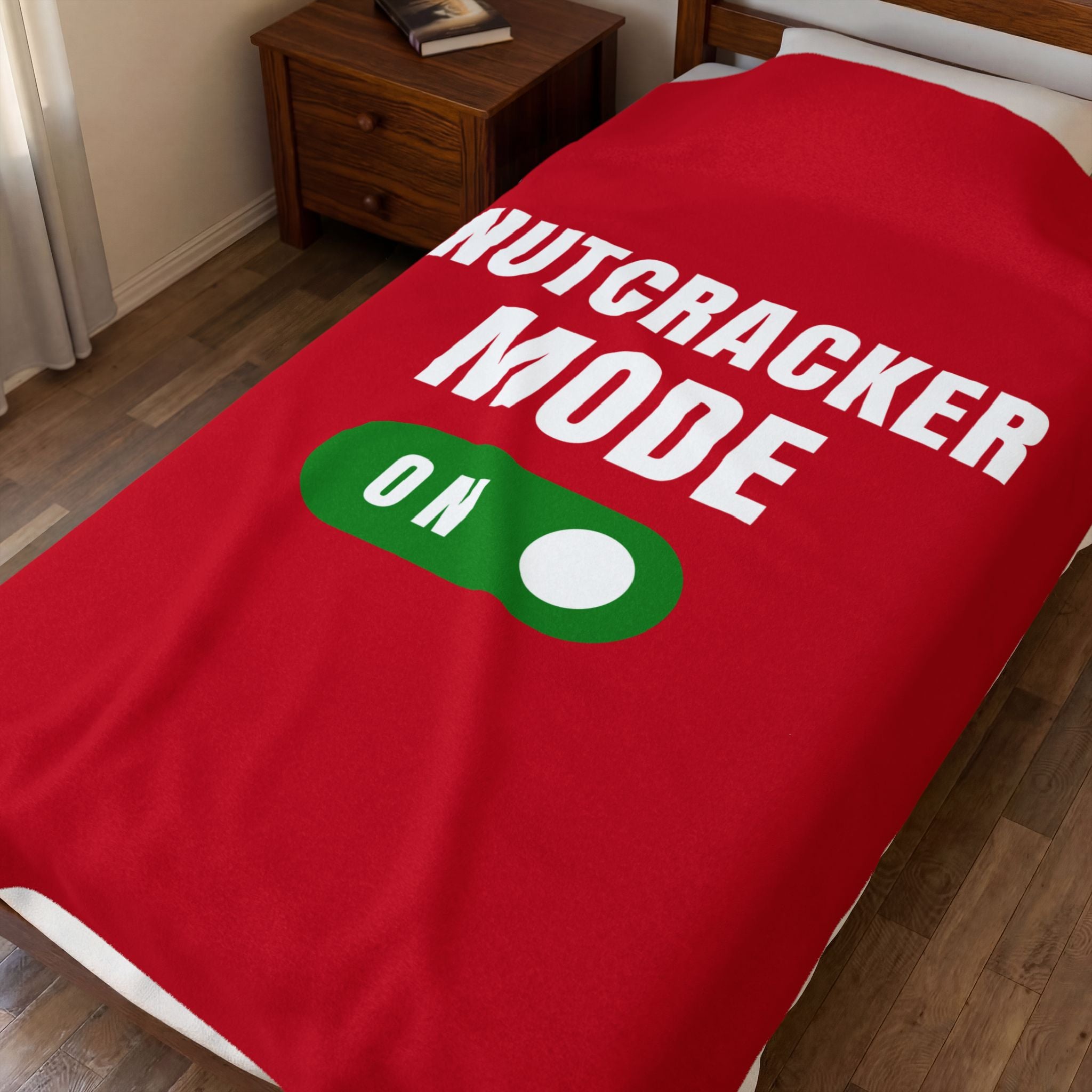 Nutcracker Mode on Plush Blanket