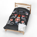 Nutcracker Mom Era Plush Blanket