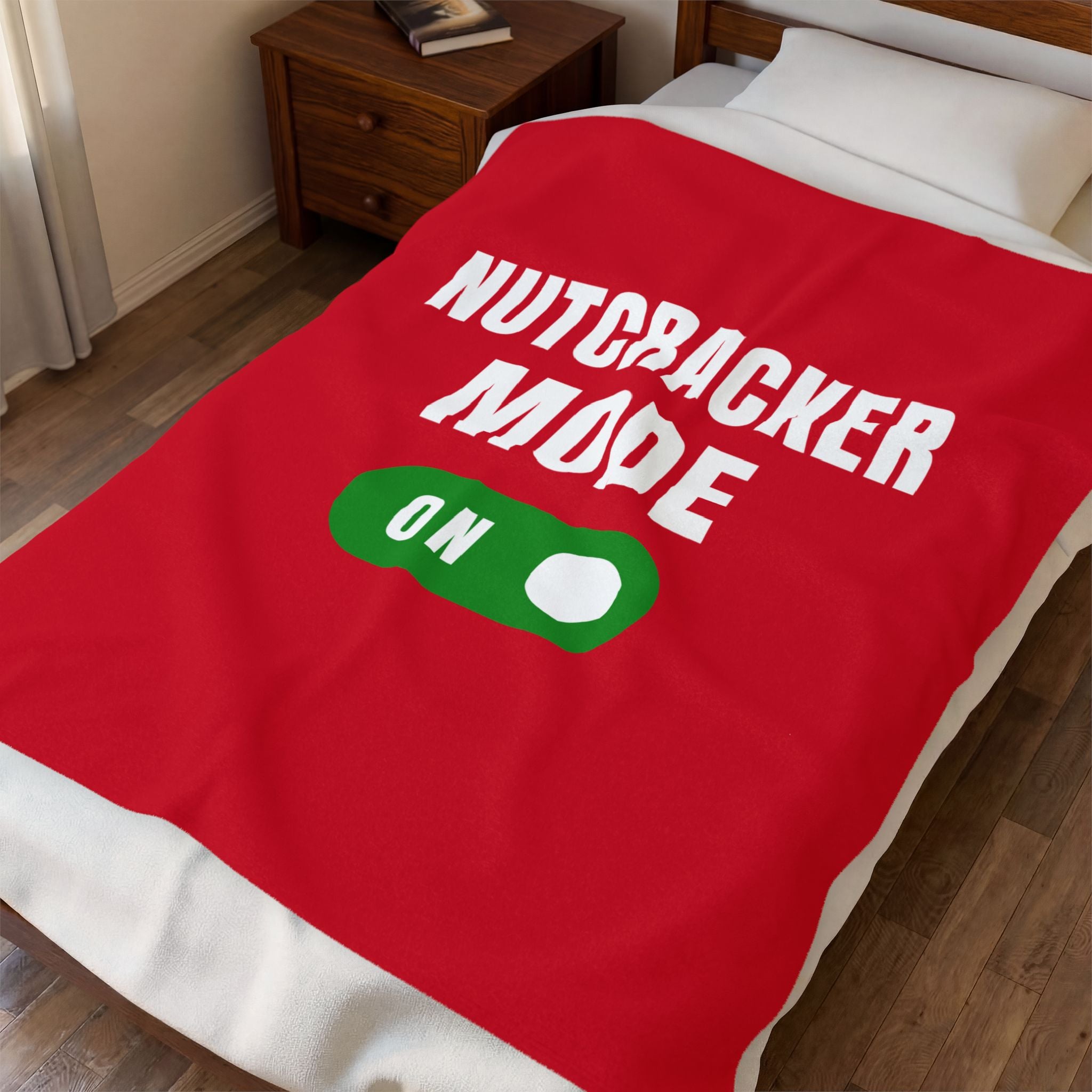 Nutcracker Mode on Plush Blanket