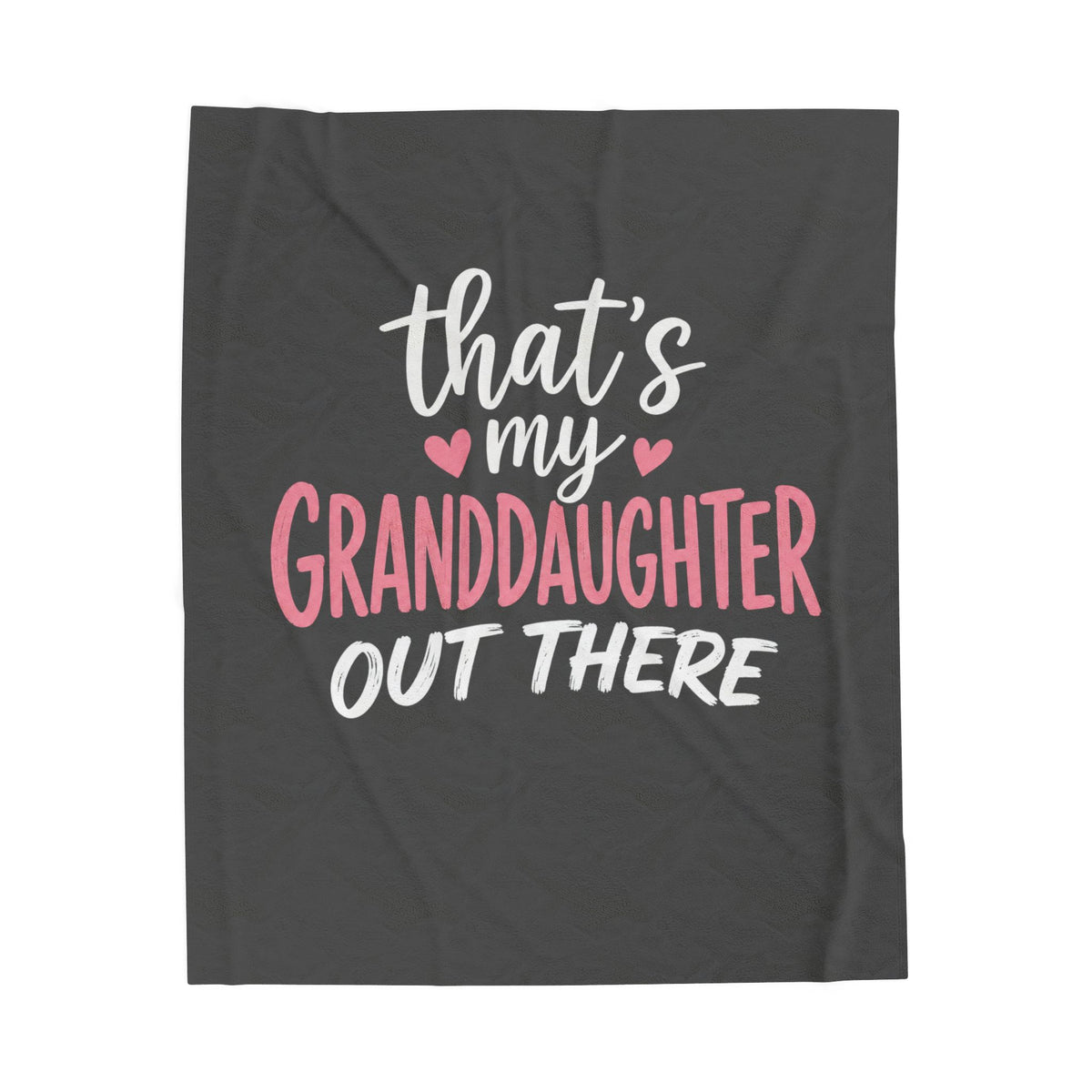 My Grandson Out There Plush Blanket