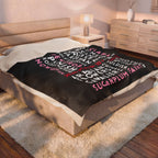 Nutcracker Graffiti Plush Blanket