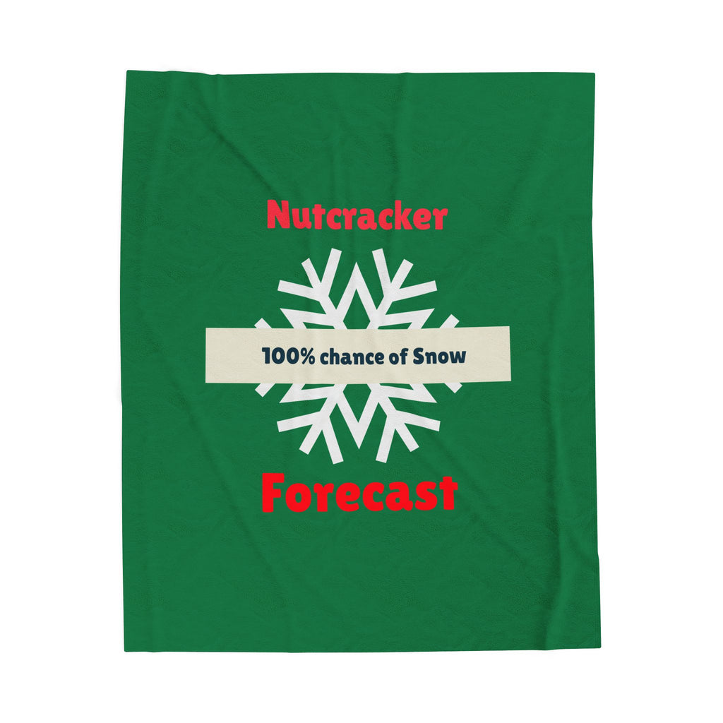 Nutcracker Forecast Plush Blanket