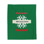 Nutcracker Forecast Plush Blanket