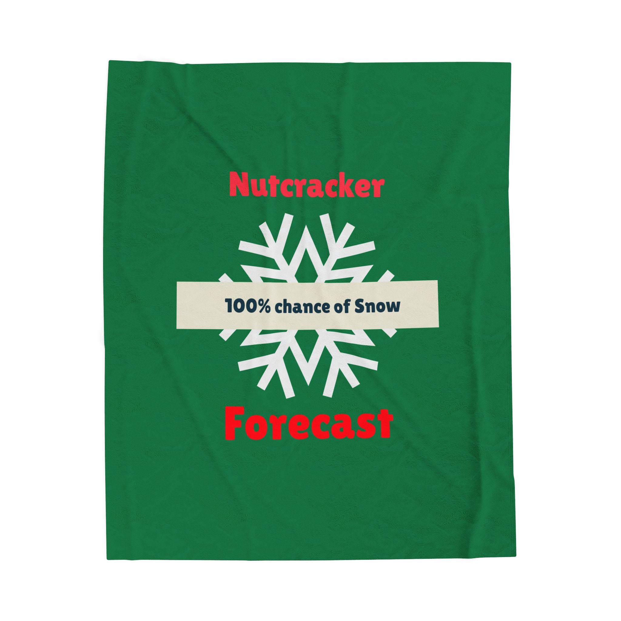 Nutcracker Forecast Plush Blanket
