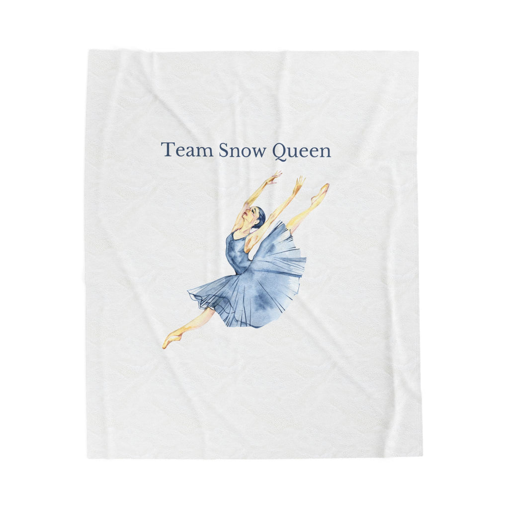 Team Snow Queen Plush Blanket