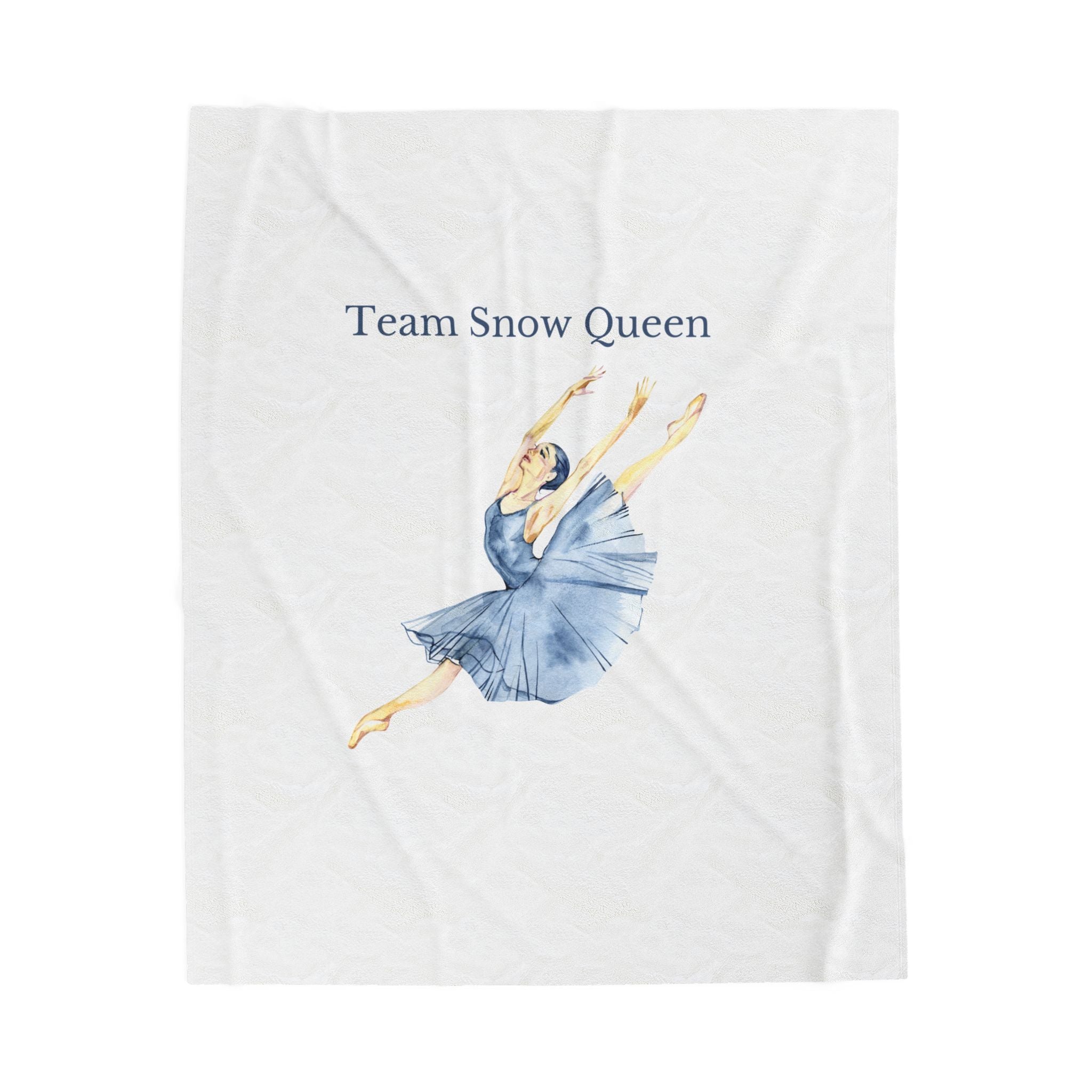 Team Snow Queen Plush Blanket