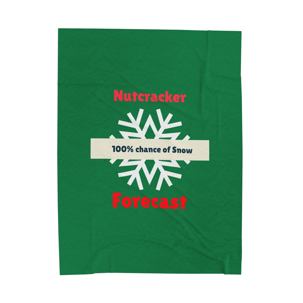 Nutcracker Forecast Plush Blanket